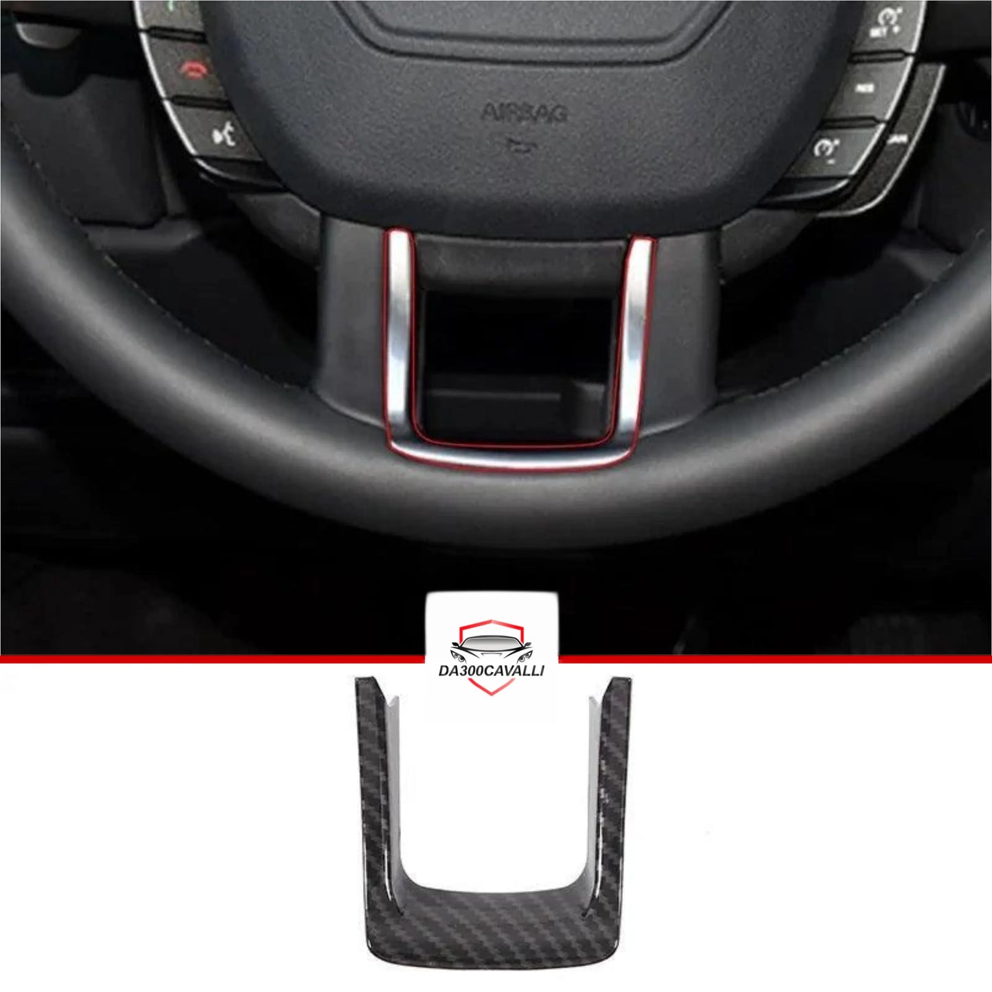 Accessori Interni Range Rover Evoque (2011-2018) Fibra Di Carbonio — Da300Cavalli — foto 12