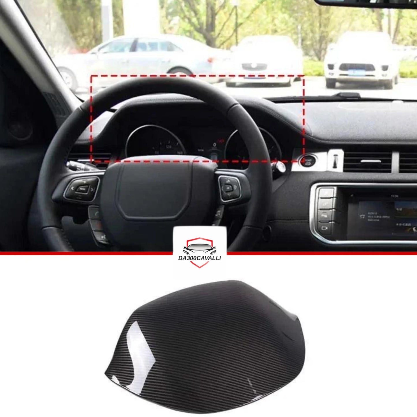 Accessori Interni Range Rover Evoque (2011-2018) Fibra Di Carbonio — Da300Cavalli — foto 2