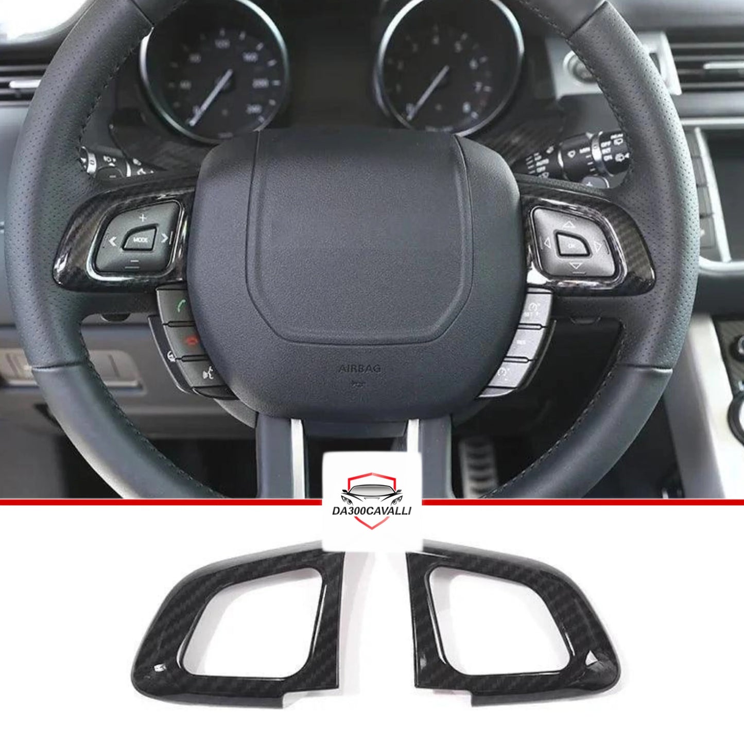 Accessori Interni Range Rover Evoque (2011-2018) Fibra Di Carbonio — Da300Cavalli — foto 3