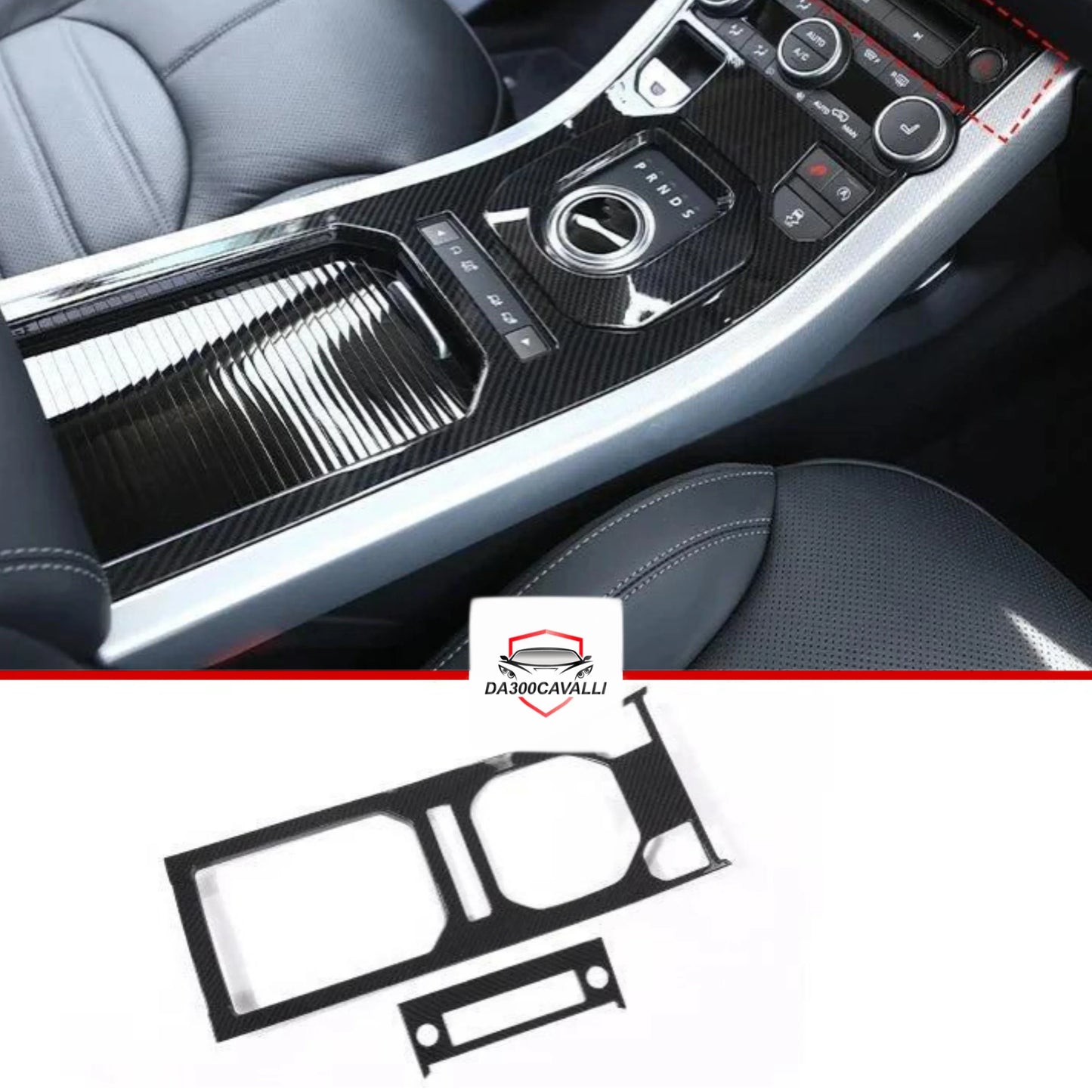 Accessori Interni Range Rover Evoque (2011-2018) Fibra Di Carbonio — Da300Cavalli — foto 5