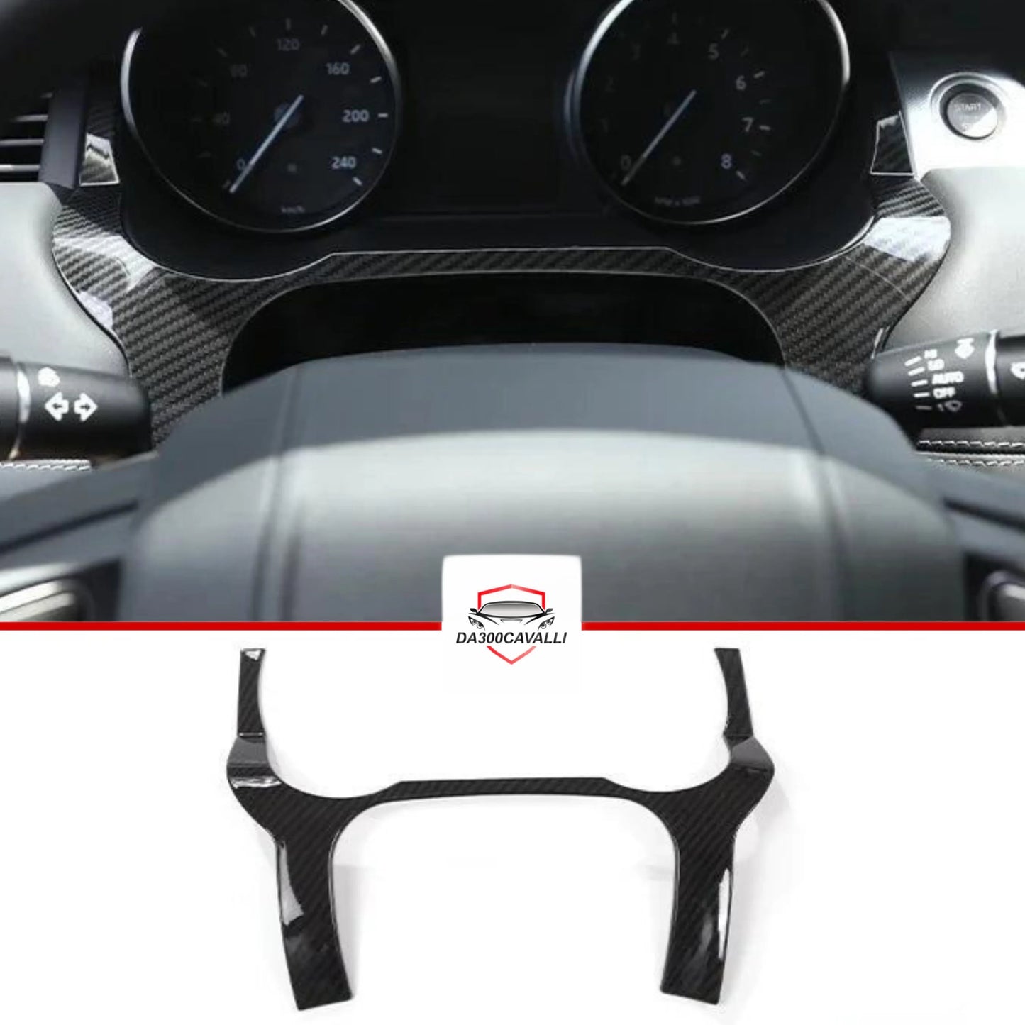 Accessori Interni Range Rover Evoque (2011-2018) Fibra Di Carbonio — Da300Cavalli — foto 7