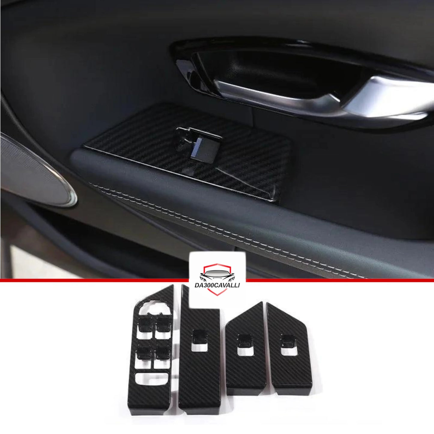 Accessori Interni Range Rover Evoque (2011-2018) Fibra Di Carbonio — Da300Cavalli — foto 8