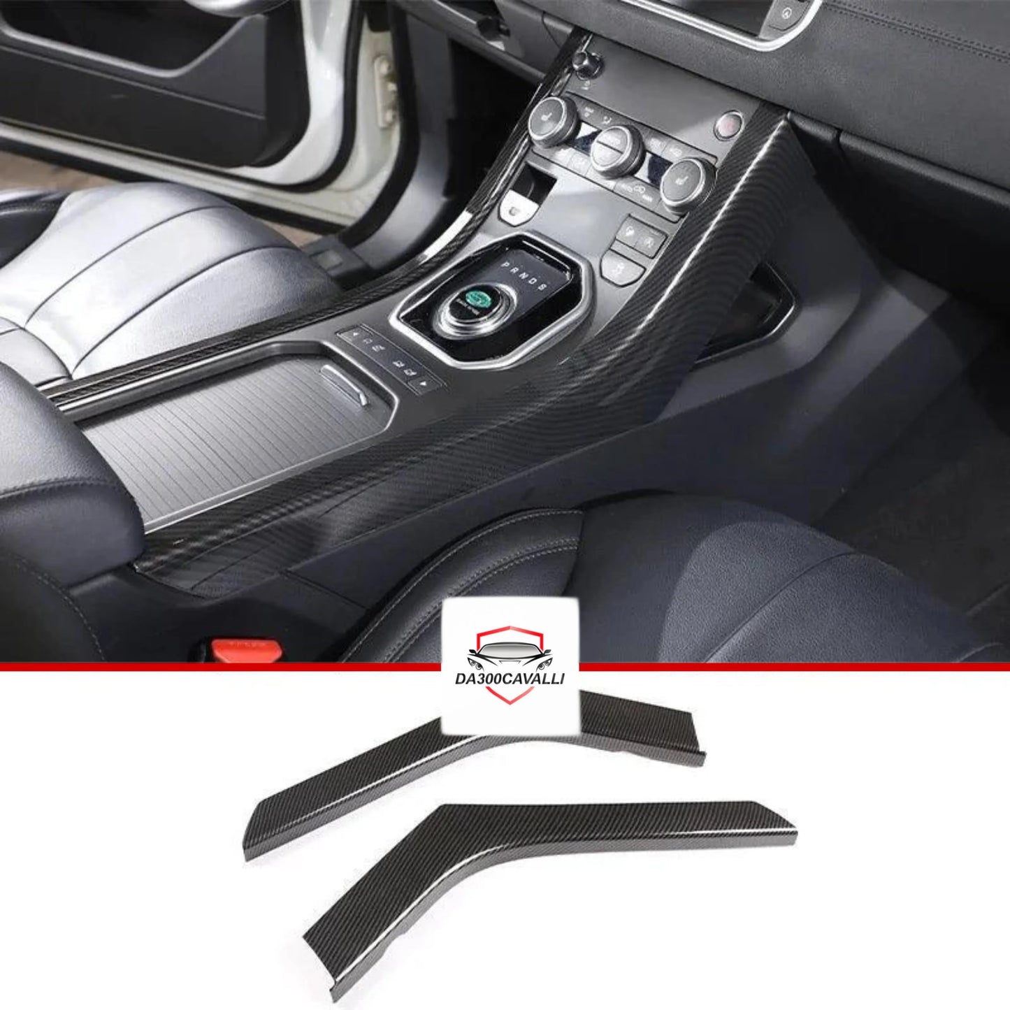Accessori Interni Range Rover Evoque (2011-2018) Fibra Di Carbonio — Da300Cavalli — foto 9