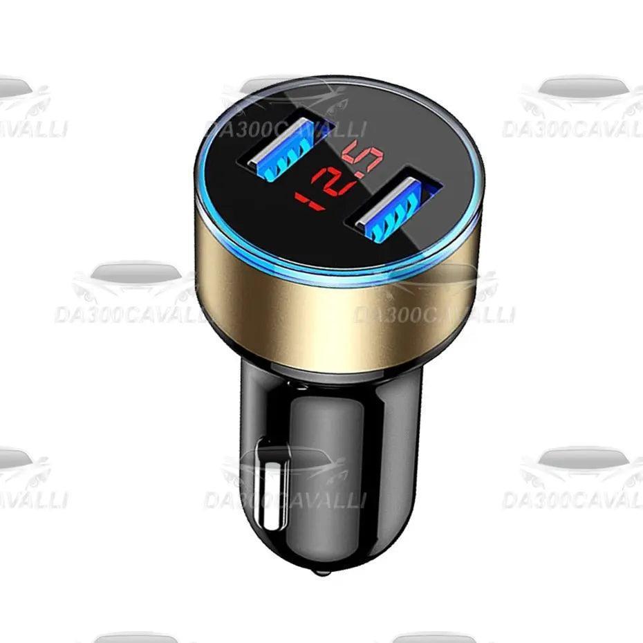Adattatore Doppia Usb Con Display Led — Vista installazione — Da300Cavalli
