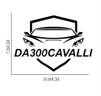 Adesivo Logo Da300Cavalli - Da300Cavalli