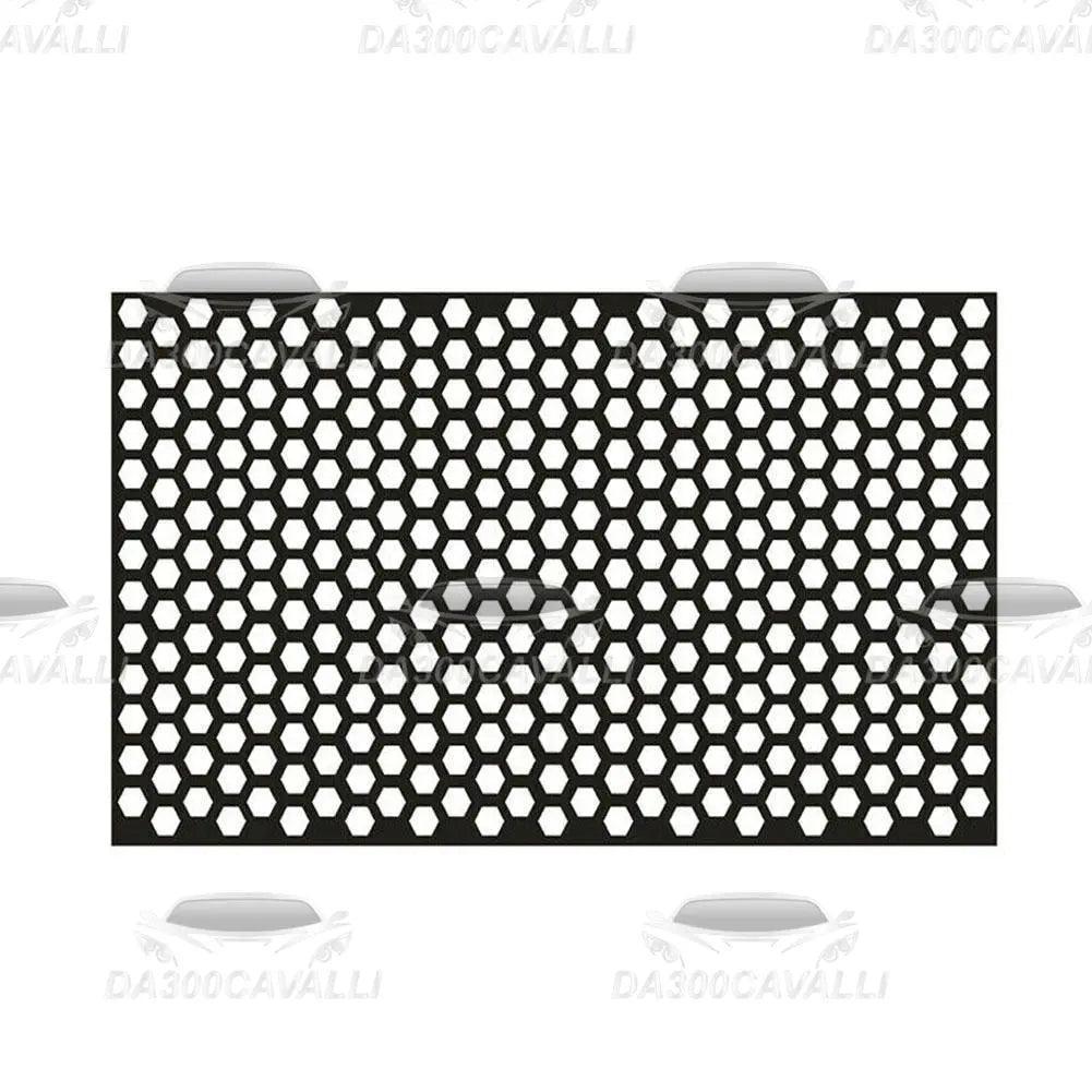 Adesivo nido d’ape nero per fari auto, accessorio tuning Da300Cavalli