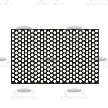 Adesivo nido d’ape nero per fari auto, accessorio tuning Da300Cavalli