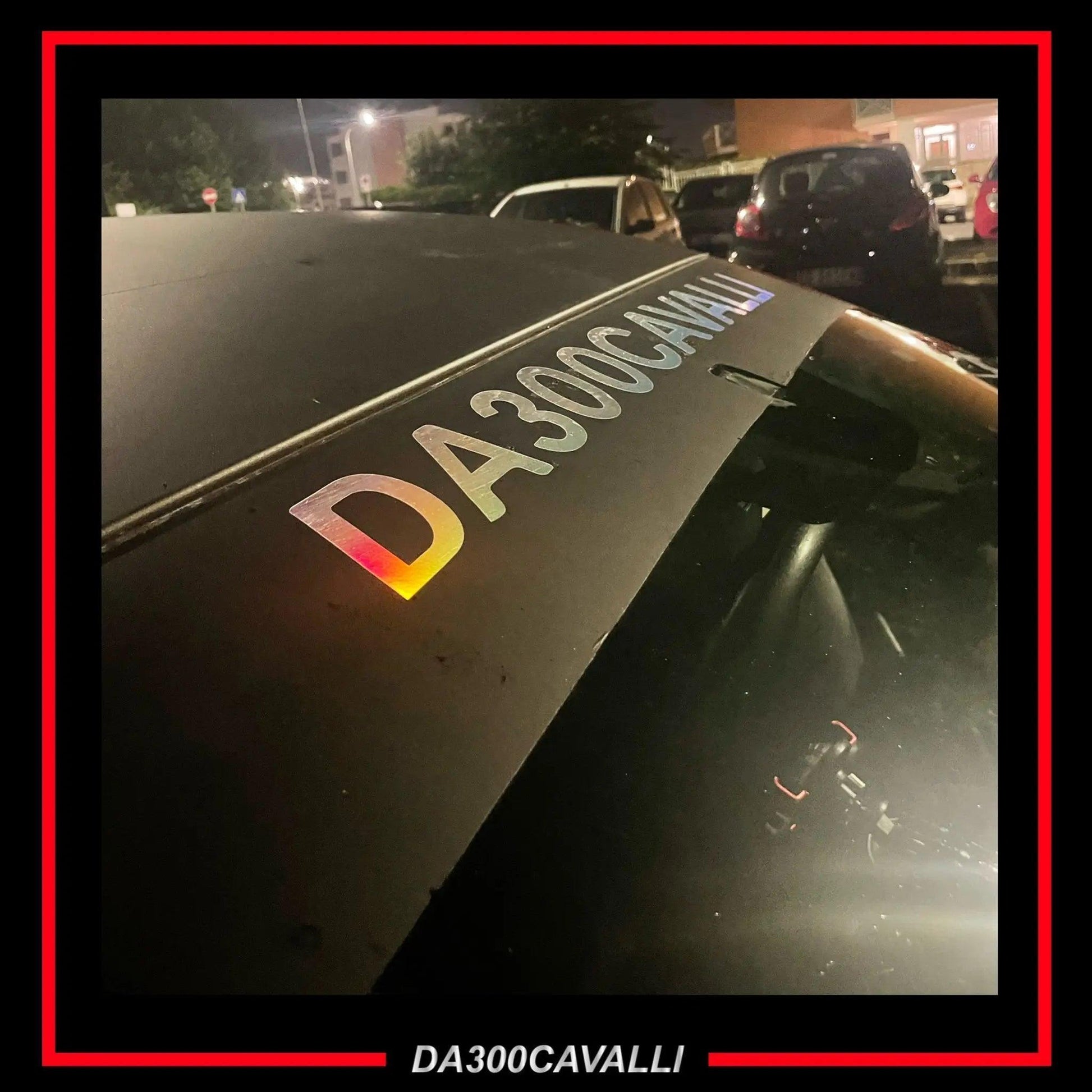 Adesivo Scritta Grande 60*6.16Cm - Da300Cavalli