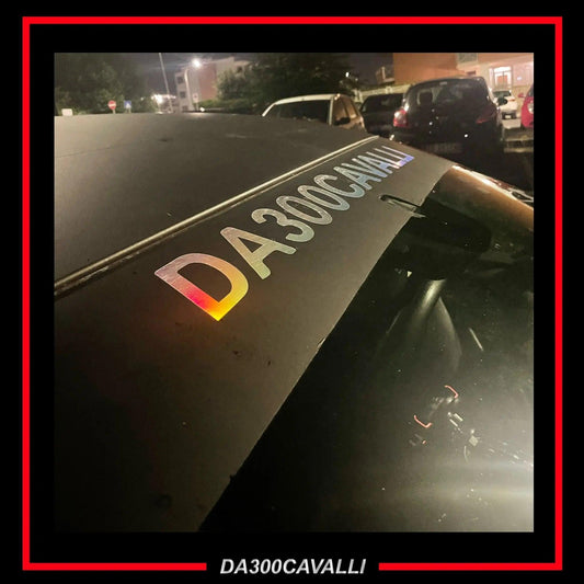 Adesivo Scritta Grande 60*6.16Cm - Da300Cavalli