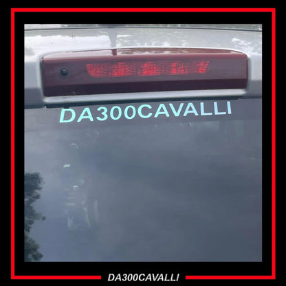 Adesivo Scritta Grande 60*6.16Cm - Da300Cavalli