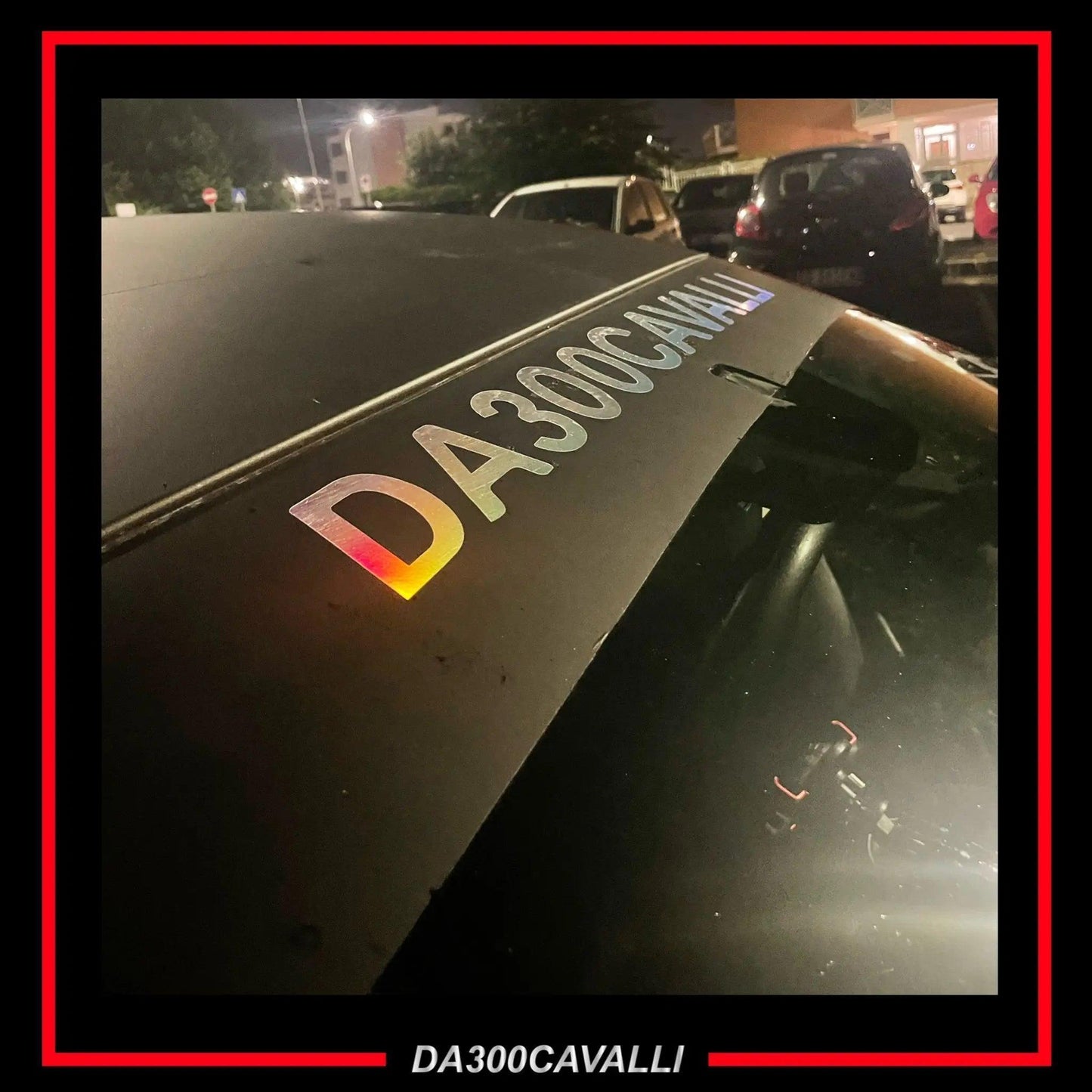 Adesivo Scritta Piccola 20*2.05Cm - Da300Cavalli