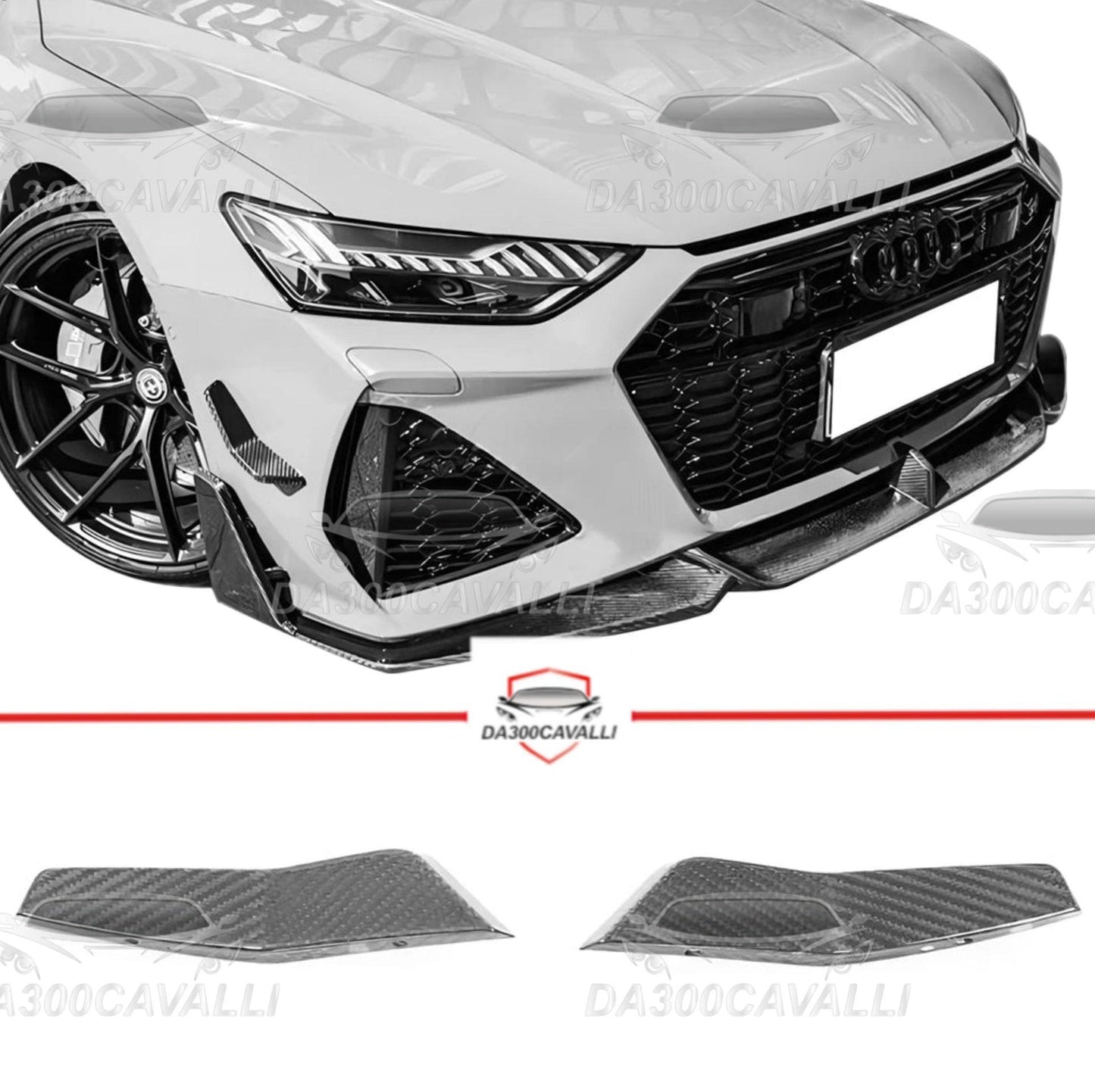 Appendici Aerodinamiche Audi RS7 Sportback Fibra Di Carbonio (2020-2021) - Da300Cavalli