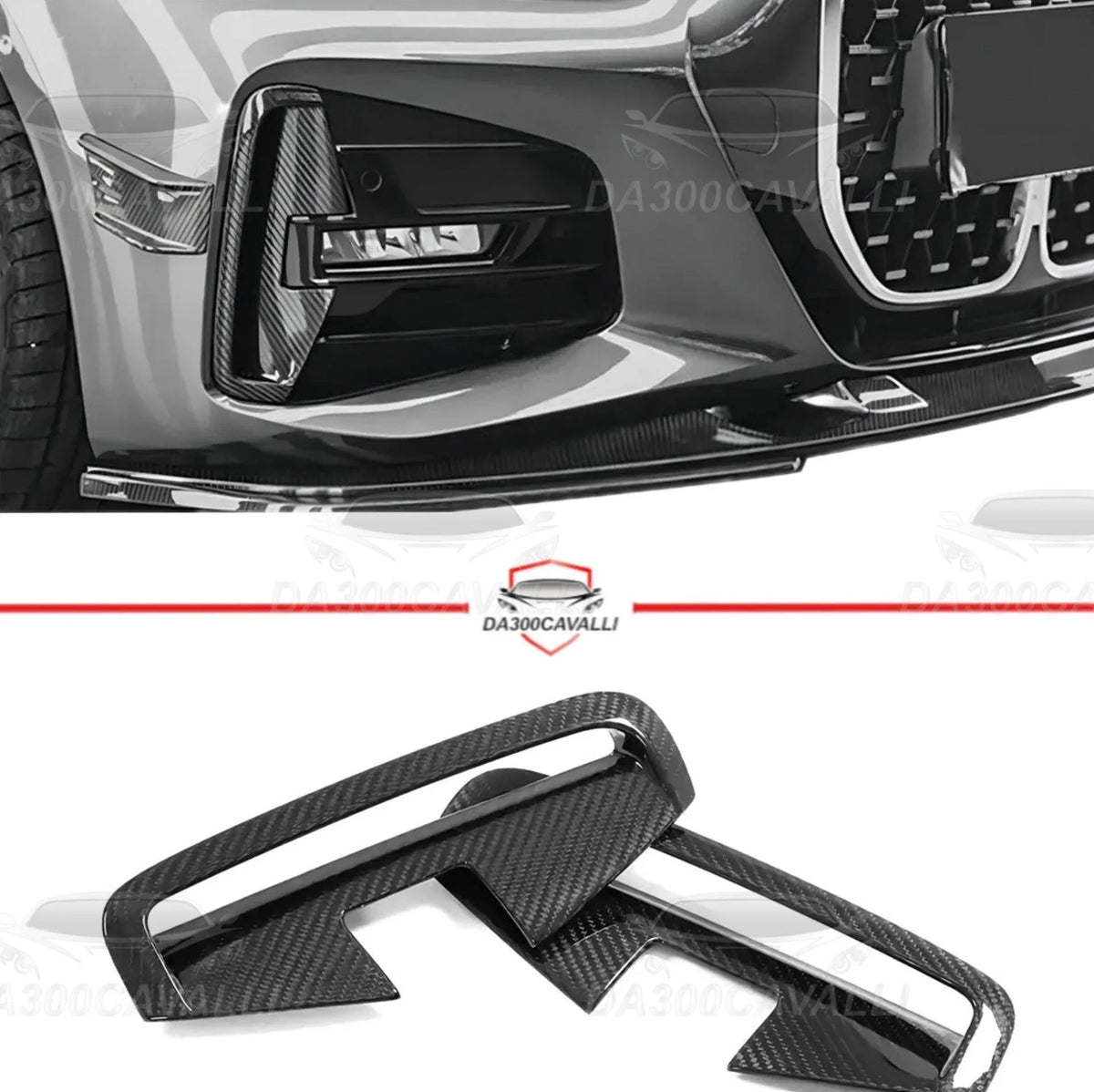 Appendici Aerodinamiche BMW Serie 4 M4 G22 G23 Fibra Di Carbonio — Da300Cavalli