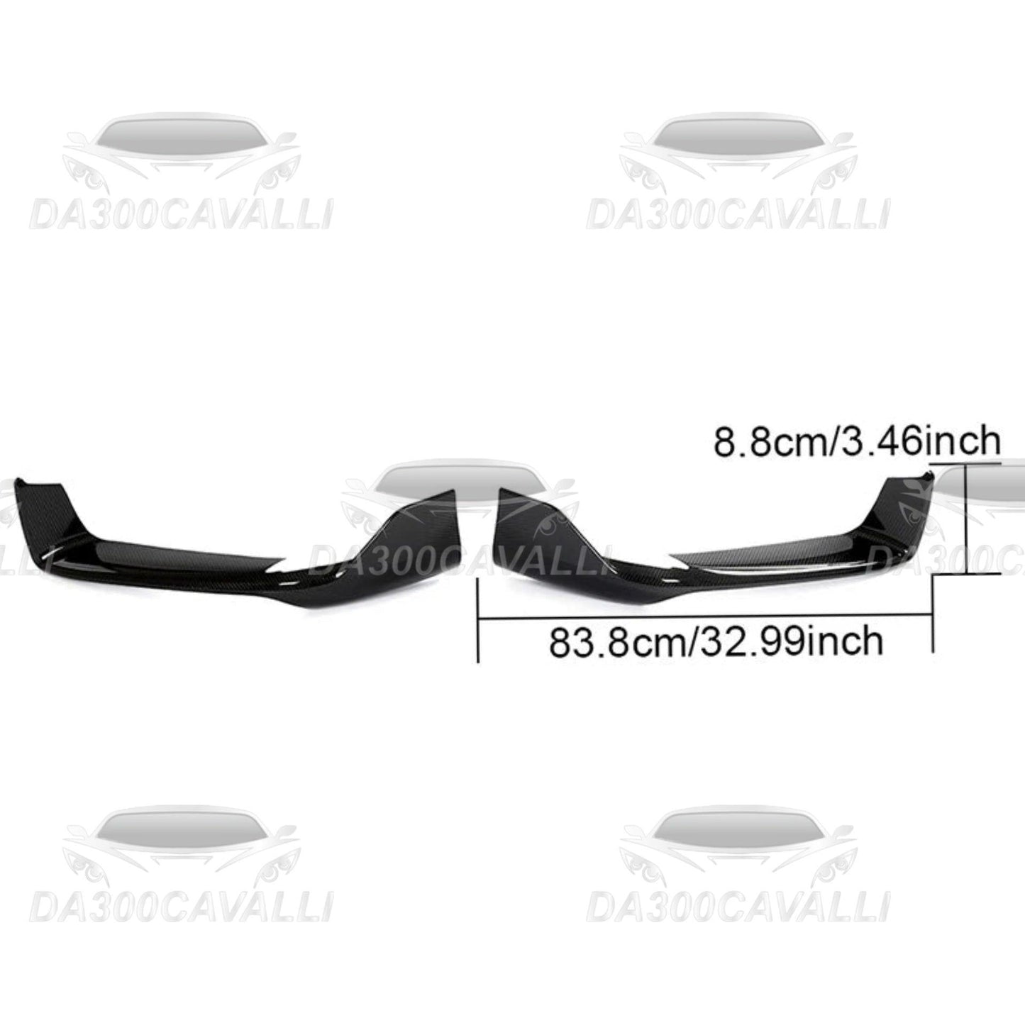 Appendici Aerodinamiche Fibra Di Carbonio Porsche 911 (2019-2020) - Da300Cavalli