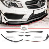 Appendici Aerodinamiche Frontali Mercedes CLA W117 C117 Fibra Di Carbonio