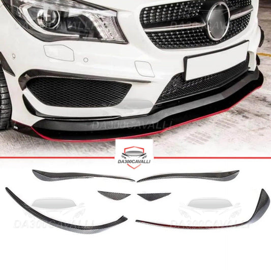 Appendici Aerodinamiche Frontali Mercedes CLA W117 C117 Fibra Di Carbonio - Da300Cavalli