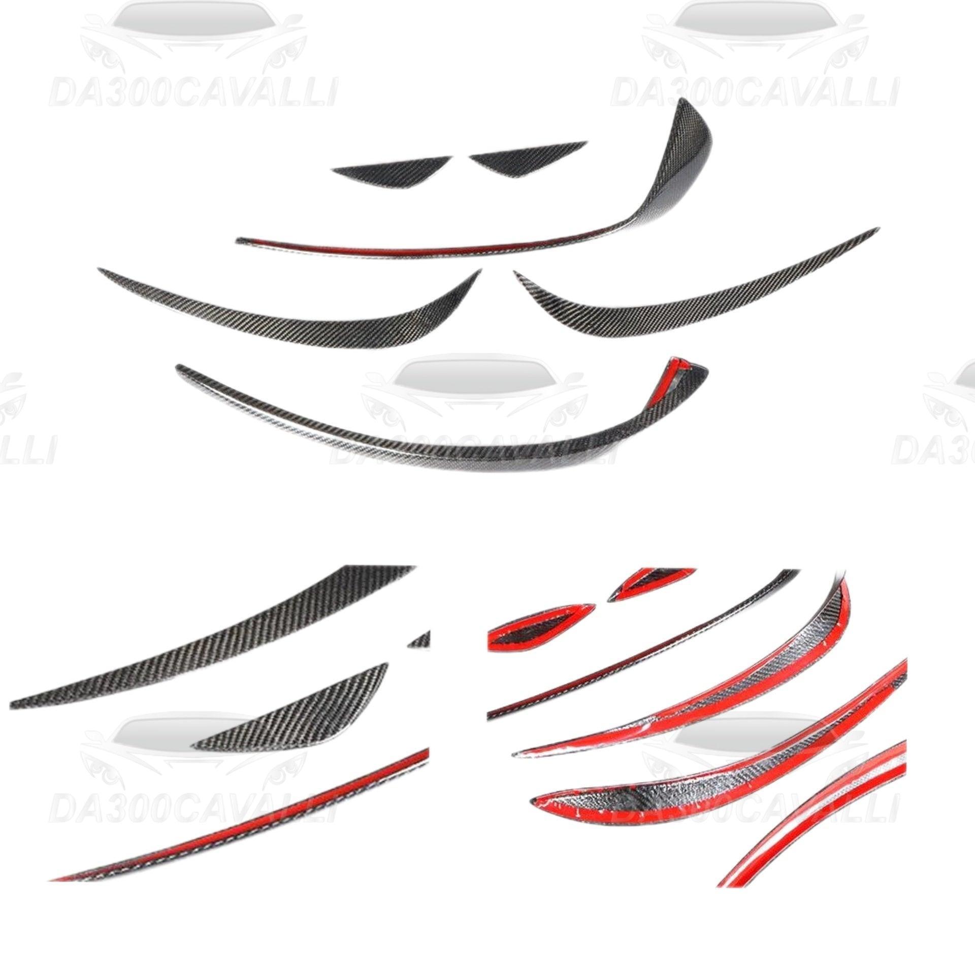 Appendici Aerodinamiche Frontali Mercedes CLA W117 C117 Fibra Di Carbonio - Da300Cavalli