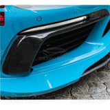 Appendici Aerodinamiche Frontali Porsche 718 Boxster Cayman (2016-2019) Fibra Di Carbonio