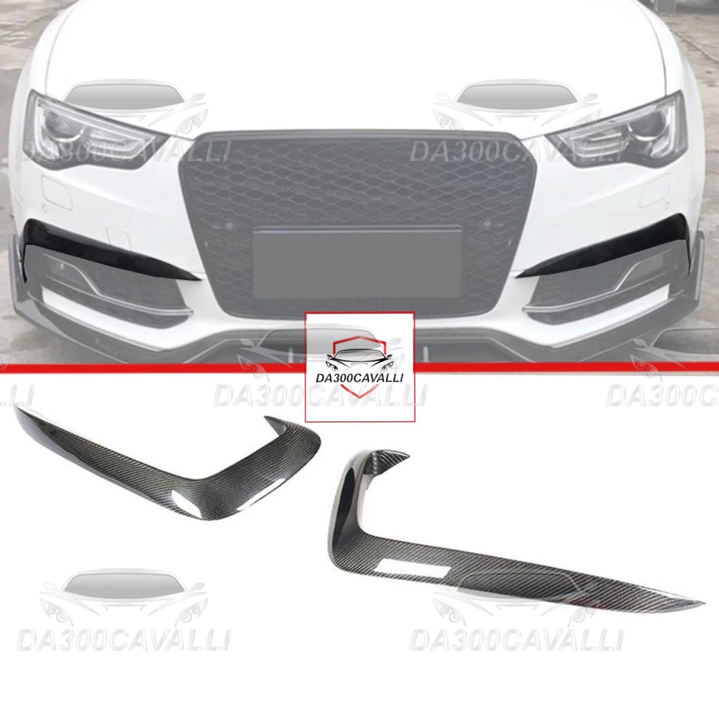 Appendici Aerodinamiche In Fibra Di Carbonio Audi A5 (2012-2016) - Da300Cavalli