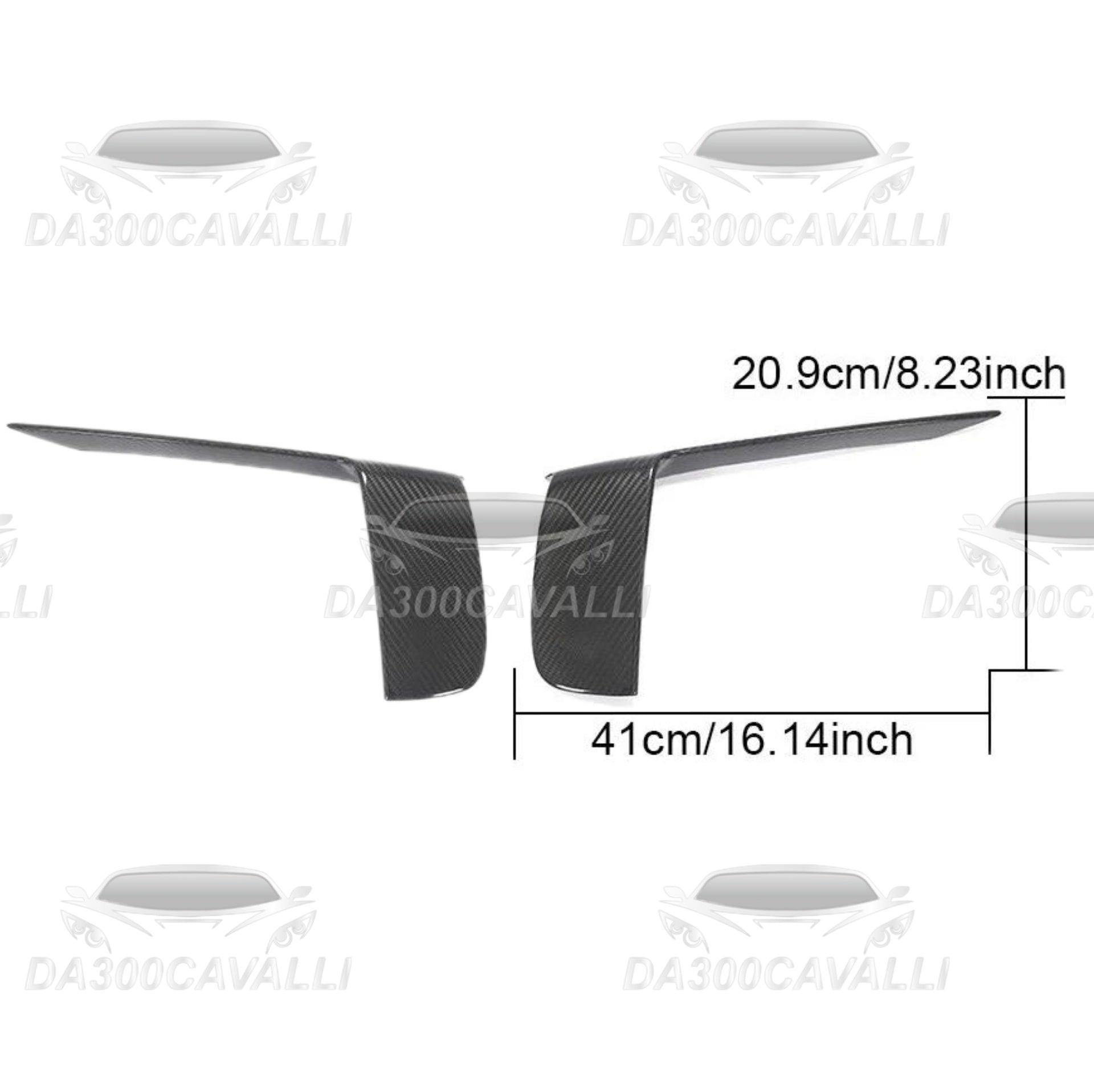 Appendici Aerodinamiche In Fibra Di Carbonio Porsche 911 Gt3 Rs (2017-2018) - Da300Cavalli