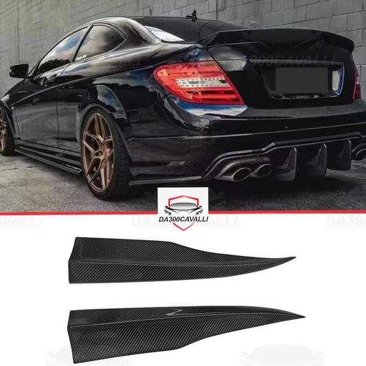 appendici-aerodinamiche-mercedes-classe-c-2007-2014-fibra-di-carbonio-da300cavalli-1 - Da300Cavalli