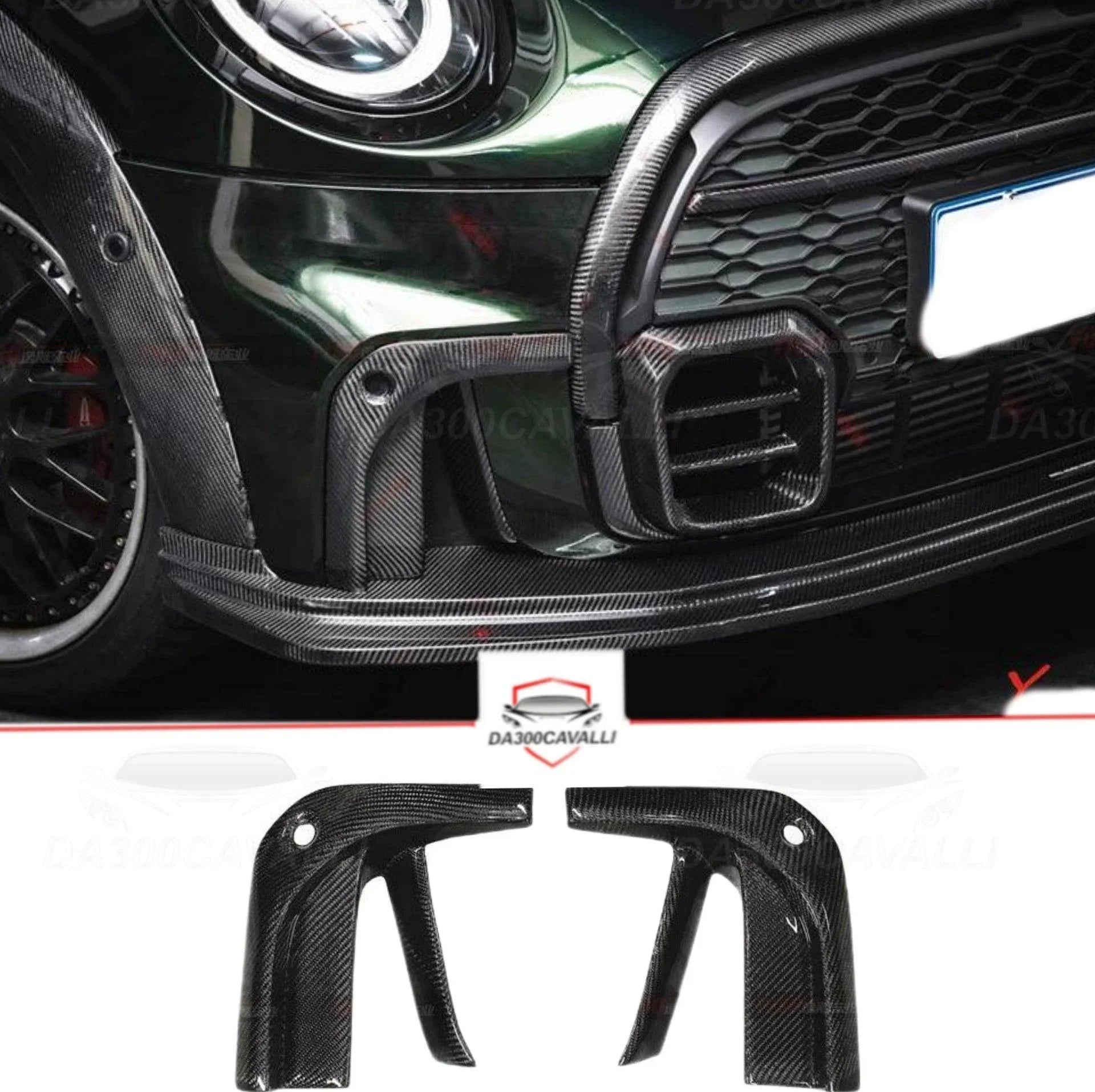 appendici-aerodinamiche-mini-jcw-f56-fibra-di-carbonio-da300cavalli-1 - Da300Cavalli