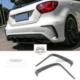 Appendici Aerodinamiche Posteriori Mercedes Classe A W176 Fibra Di Carbonio
