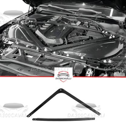 Barre Anti Torsione Cofano BMW M3 M4 G80 G82 G83 Fibra Di Carbonio — Da300Cavalli