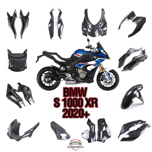 Carene in carbonio per BMW S1000XR 2020, moto tuning, ricambi Da300Cavalli