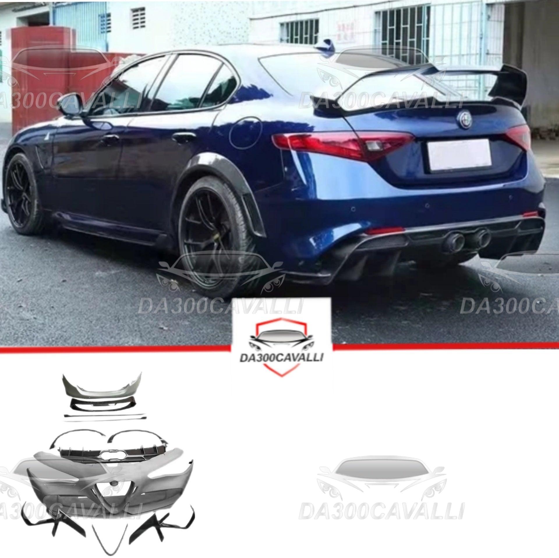 Body Kit Alfa Romeo Giulia Stile Gtam (2018-2022) In Fibra Di Carbonio - Da300Cavalli