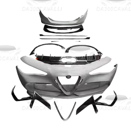 Body Kit Alfa Romeo Giulia Stile Gtam (2018-2022) In Fibra Di Carbonio - Da300Cavalli