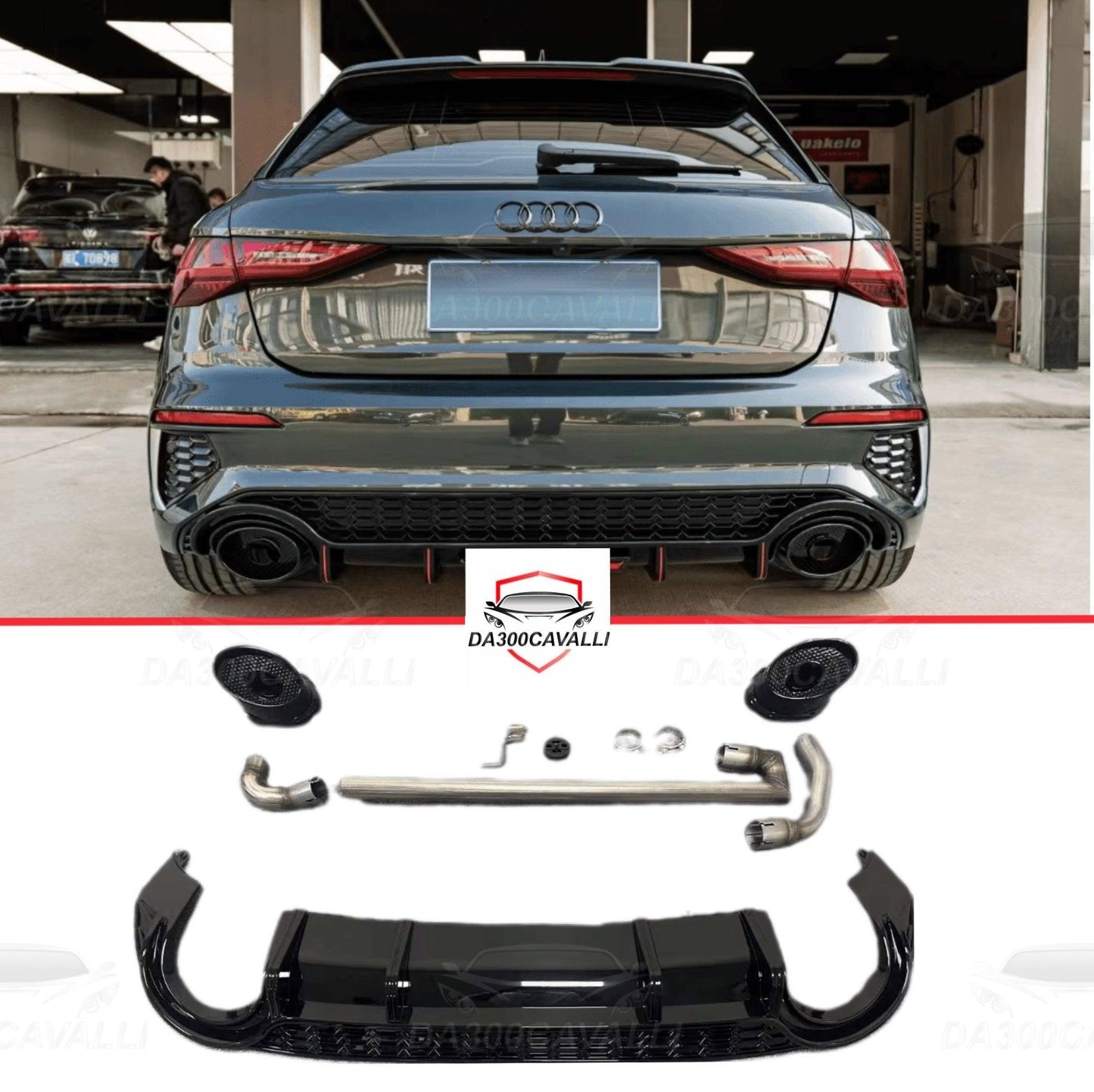 Body Kit Audi A3 S-Line S3 (2021-2025) - Da300Cavalli