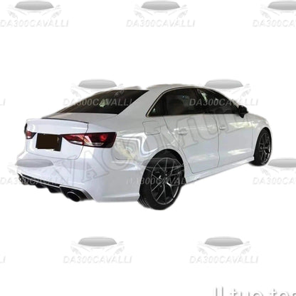 Body kit Audi A3 S3 2014-2016 stile RS, tuning auto bianca, Da300Cavalli