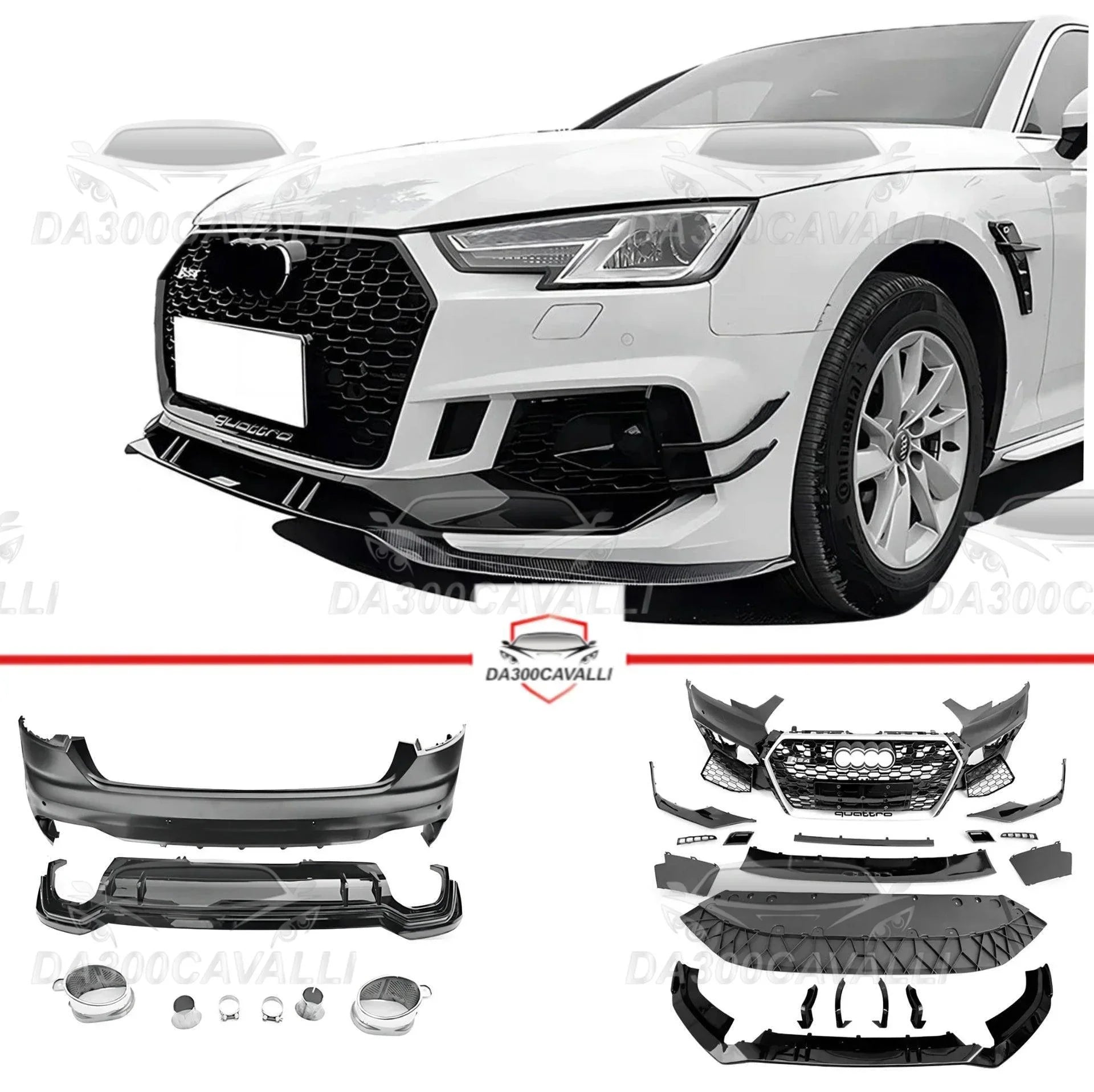 body-kit-audi-a4-stile-rs4-2017-2019-da300cavalli-1 - Da300Cavalli