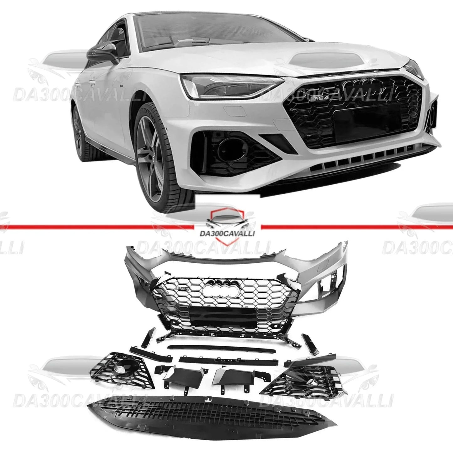 body-kit-audi-a4-stile-rs4-2020-2023-da300cavalli-1 - Da300Cavalli