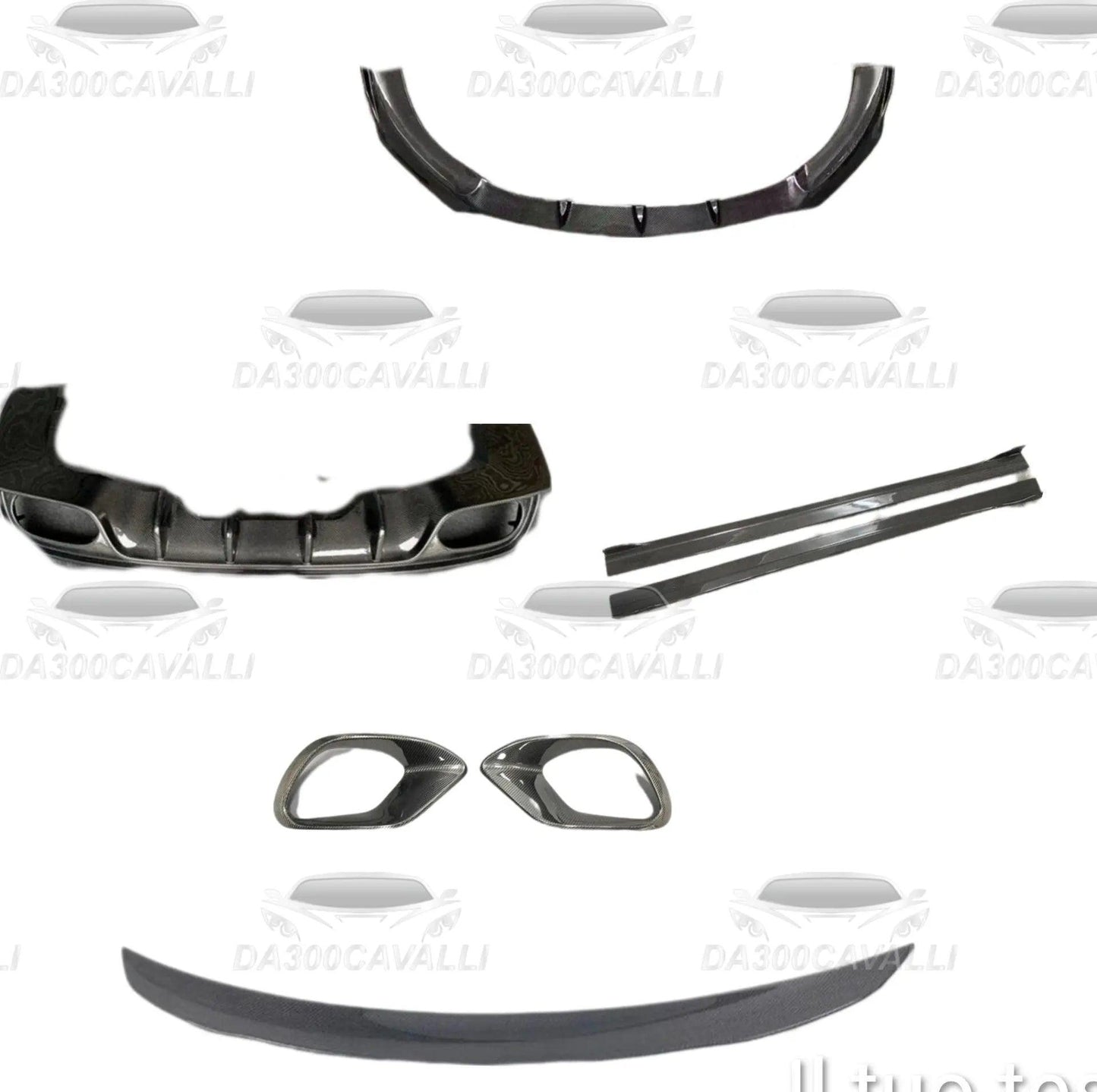 Body Kit Mercedes Classe A (W118 W200 W220 35 45) (2018-2023) In Fibra Di Carbonio - Da300Cavalli