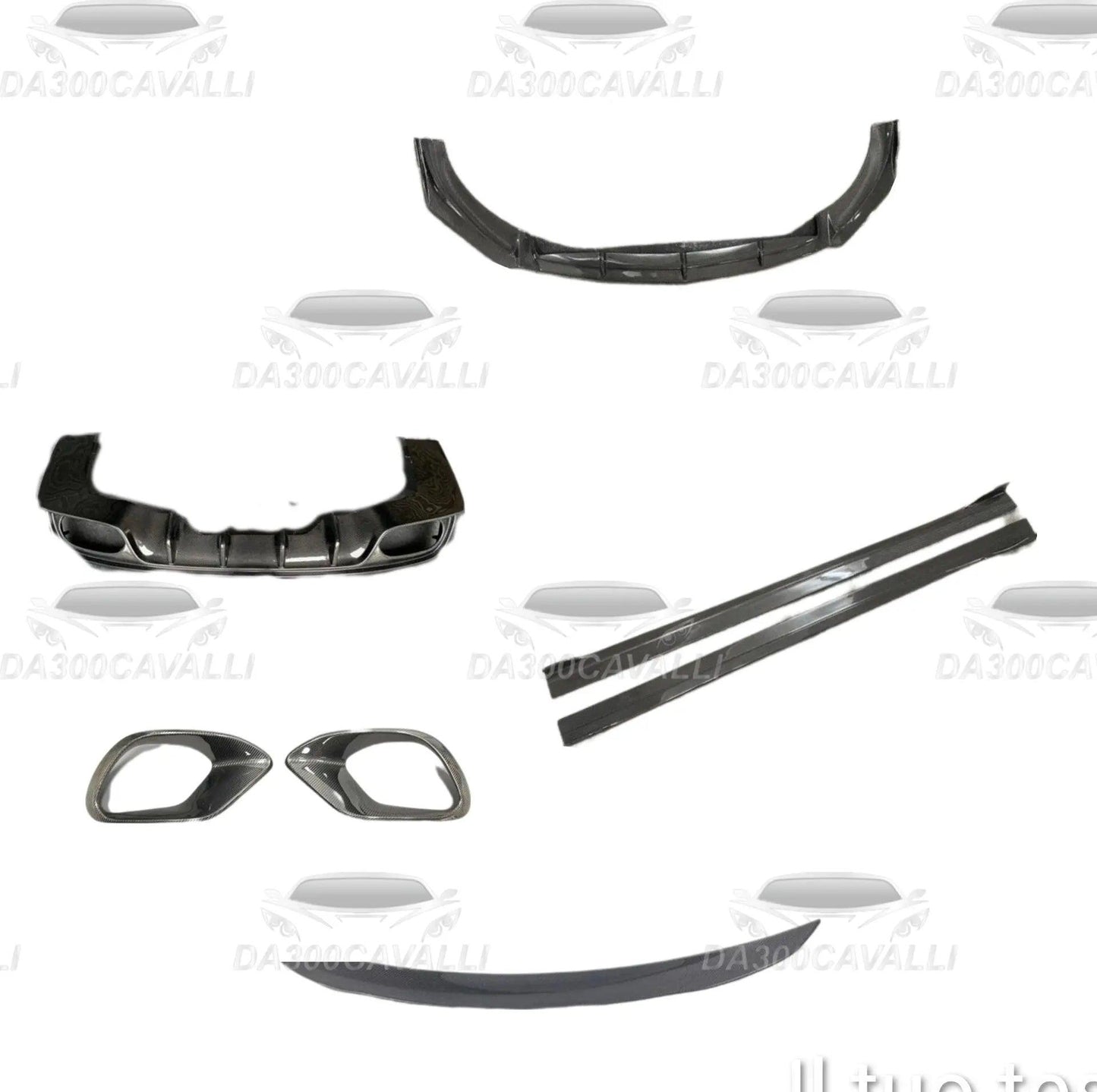 Body Kit Mercedes Classe A (W118 W200 W220 35 45) (2018-2023) In Fibra Di Carbonio - Da300Cavalli