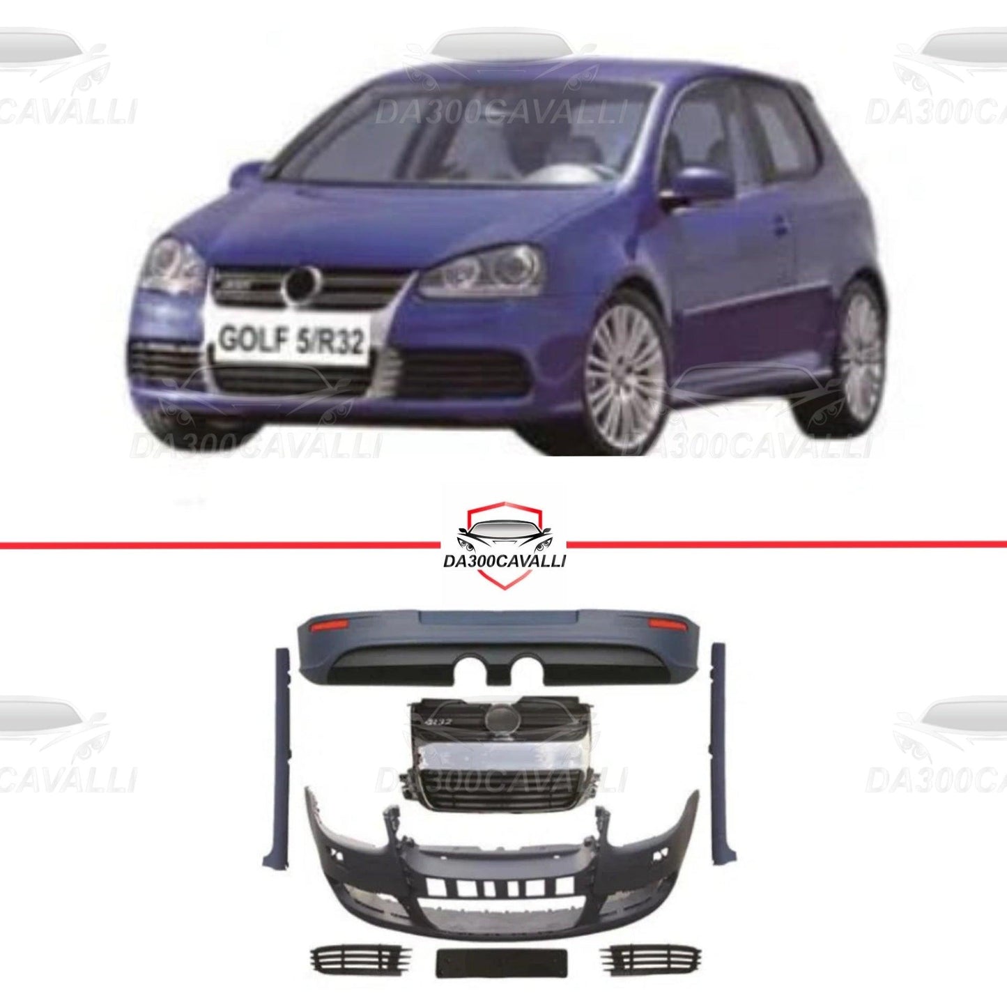 Body Kit Volkswagen Golf 5 (2005-2011) - Da300Cavalli