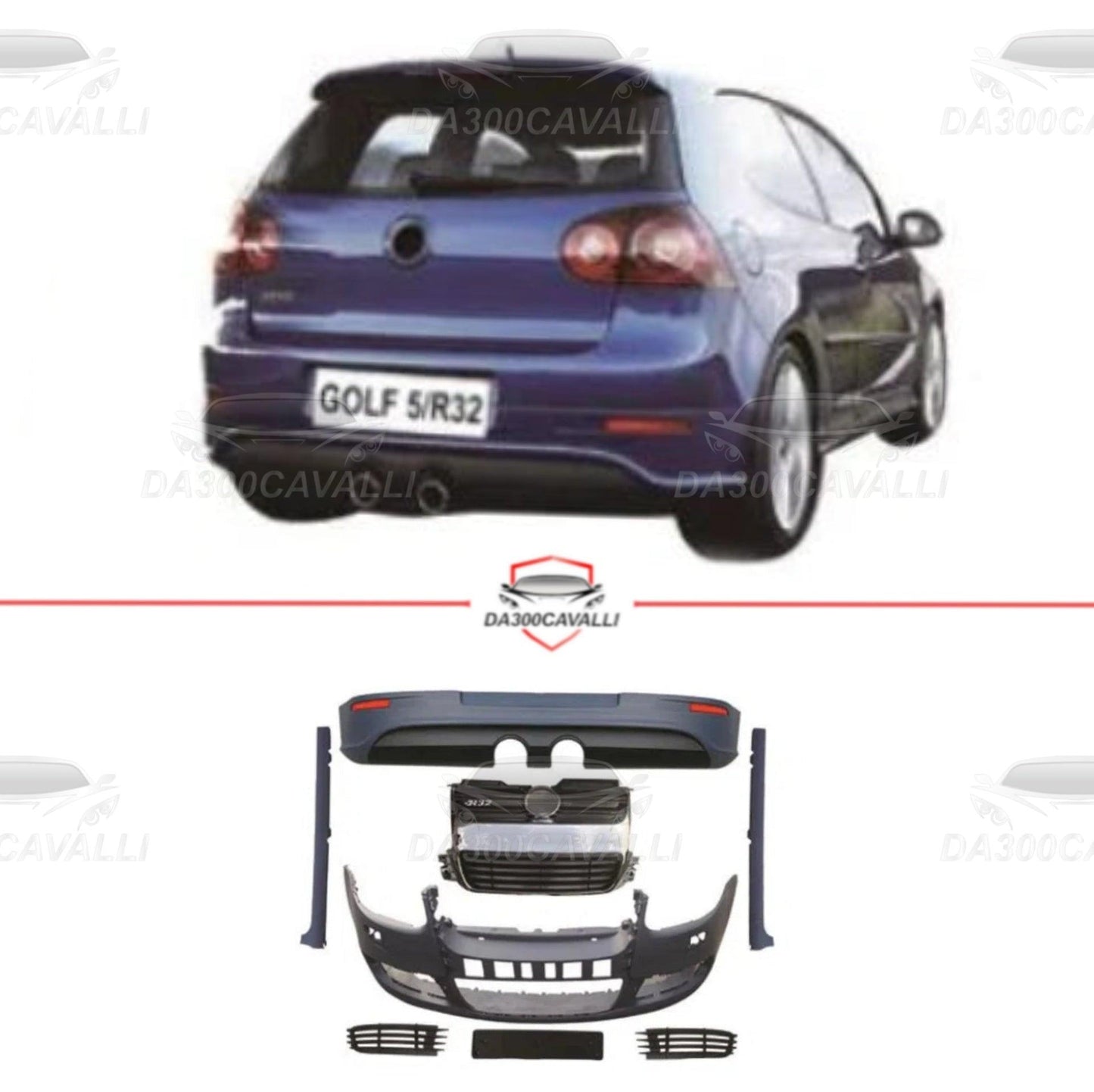 Body Kit Volkswagen Golf 5 (2005-2011) - Da300Cavalli