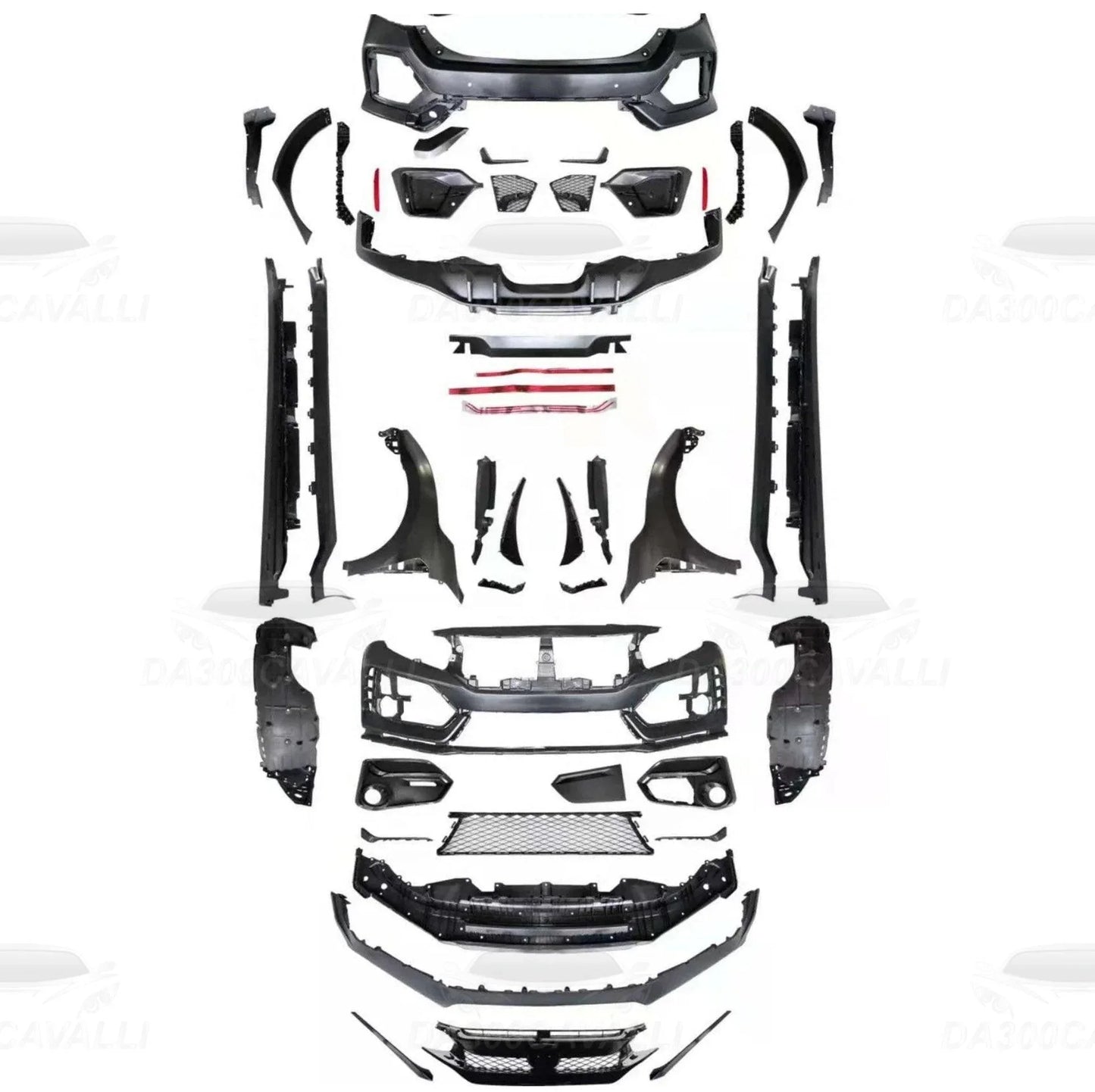 bodykit-honda-civic-2016-2021-da300cavalli-1 - Da300Cavalli