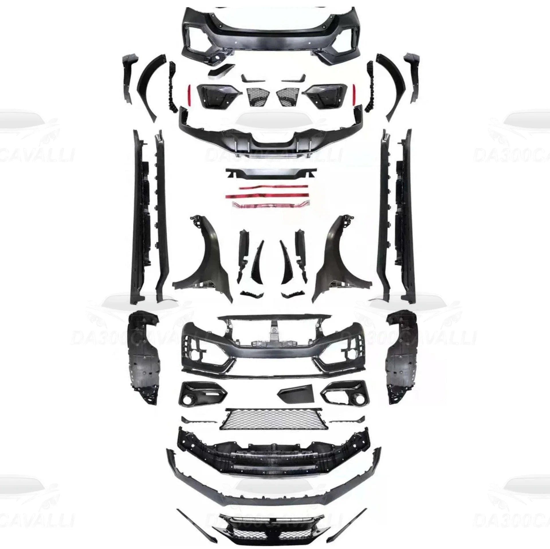 bodykit-honda-civic-2016-2021-da300cavalli-1 - Da300Cavalli