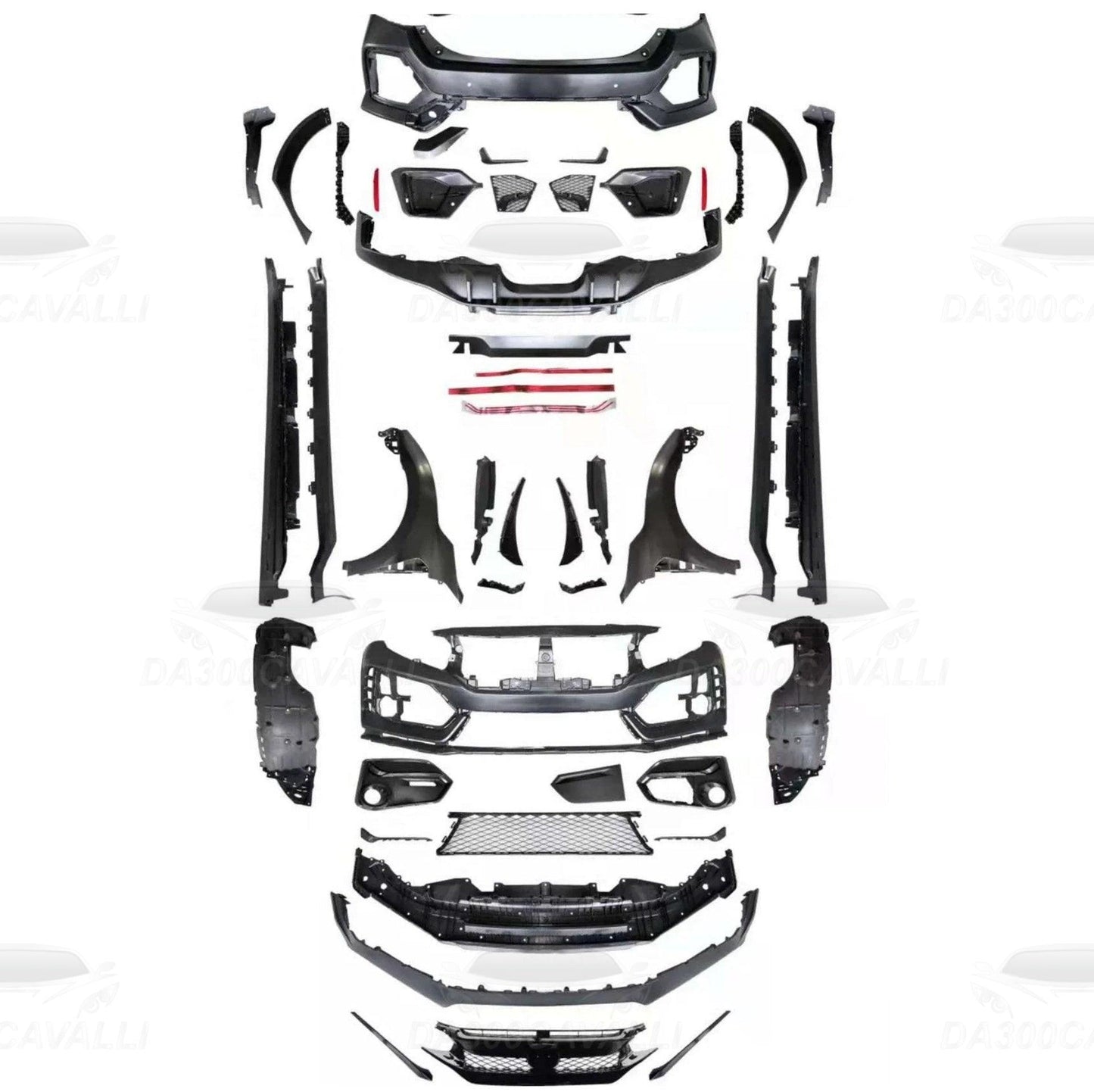 Bodykit Honda Civic (2016-2021) - Da300Cavalli