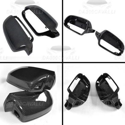 Calotte Specchietti Audi A4 (2012-2015) A5 (2009-2015) Fibra Di Carbonio - Da300Cavalli