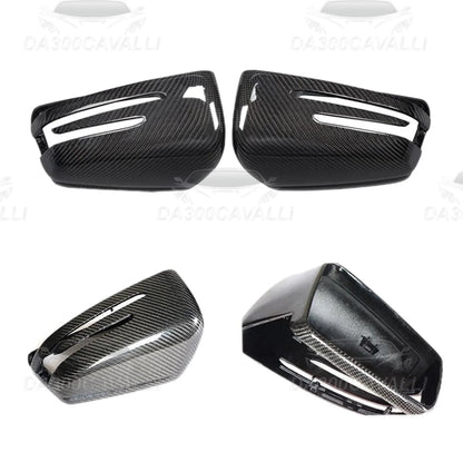 Calotte Specchietti Mercedes Classe A B C CLA CLS E GLA GLK W204 W117 W176 W207 W212 W218 W246 X156 Fibra Di Carbonio — Da300Cavalli — foto 2
