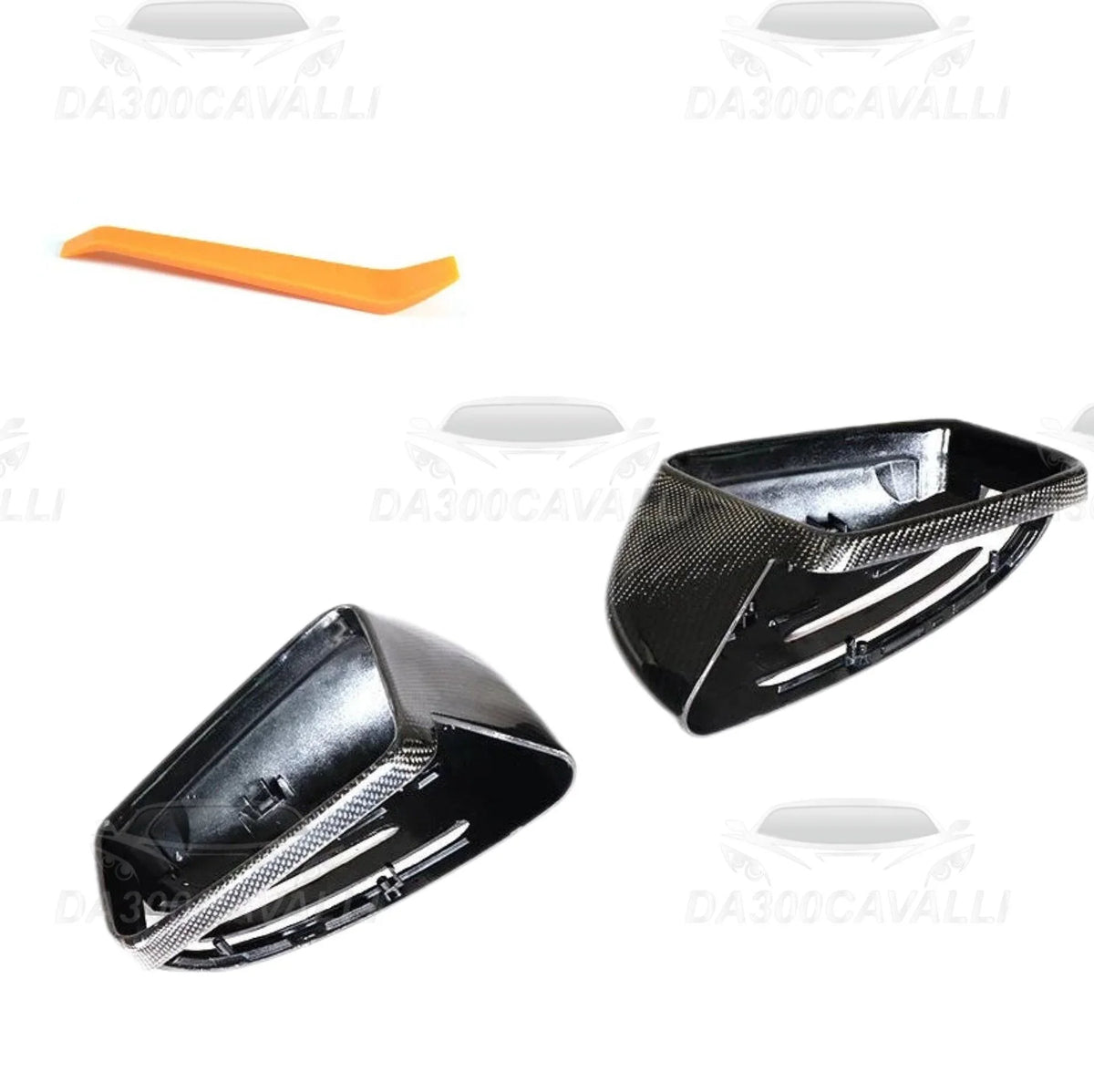 Calotte Specchietti Mercedes Classe A B C CLA CLS E GLA GLK W204 W117 W176 W207 W212 W218 W246 X156 Fibra Di Carbonio — Da300Cavalli — foto 3