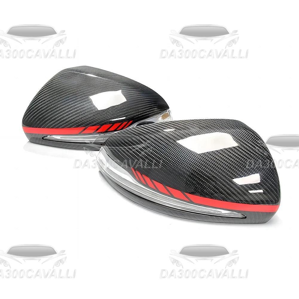 Calotte Specchietti Mercedes Classe B GLA GLB W247 H247 X247 Fibra Di Carbonio - Da300Cavalli