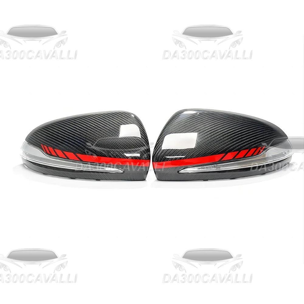 Calotte Specchietti Mercedes Classe B GLA GLB W247 H247 X247 Fibra Di Carbonio - Da300Cavalli
