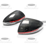 Calotte Specchietti Mercedes Classe B GLA GLB W247 H247 X247 Fibra Di Carbonio