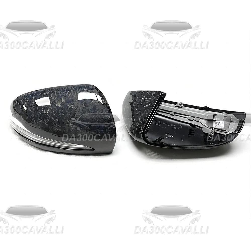 Calotte Specchietti Mercedes Classe C E GLC W205 W213 C238 X253 Fibra Di Carbonio - Da300Cavalli