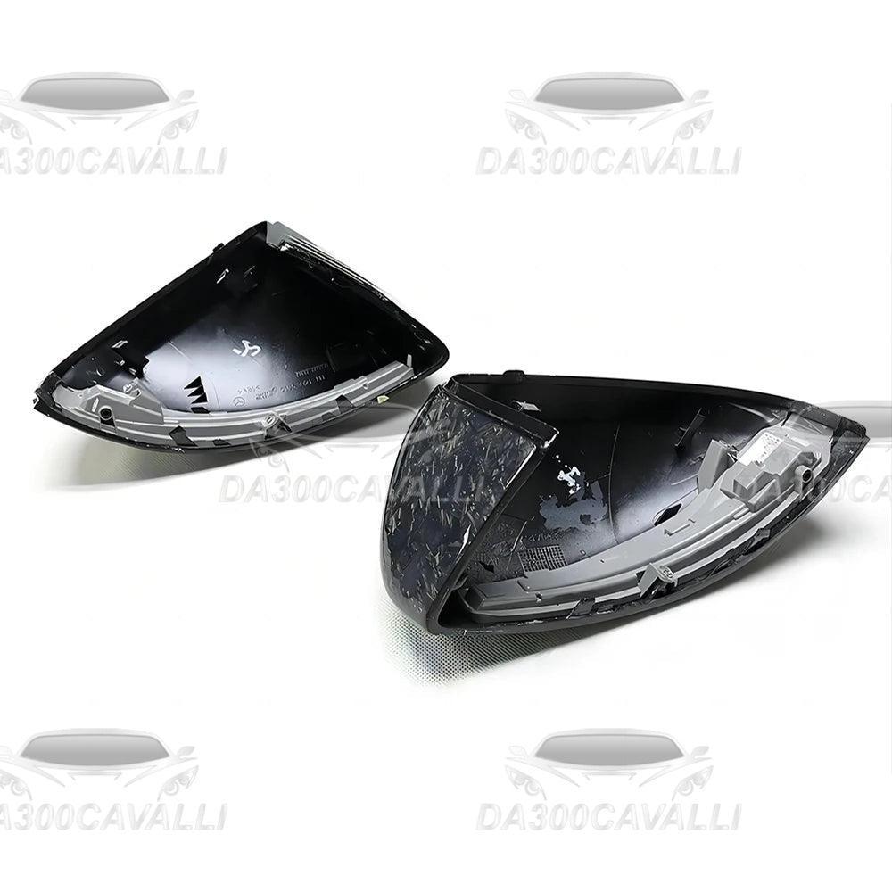 Calotte Specchietti Mercedes Classe C E GLC W205 W213 C238 X253 Fibra Di Carbonio - Da300Cavalli